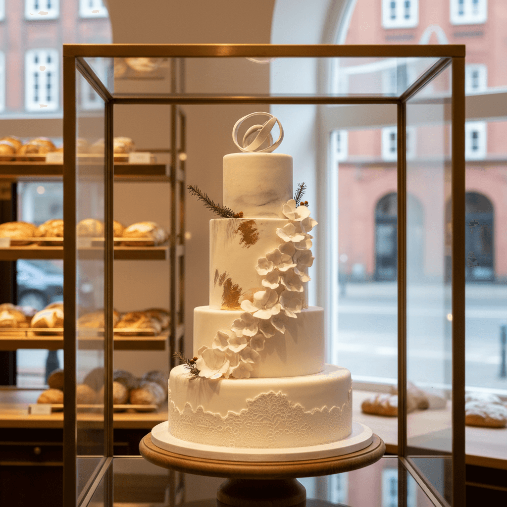 Wedding cake by Buttercrumbs Bakery