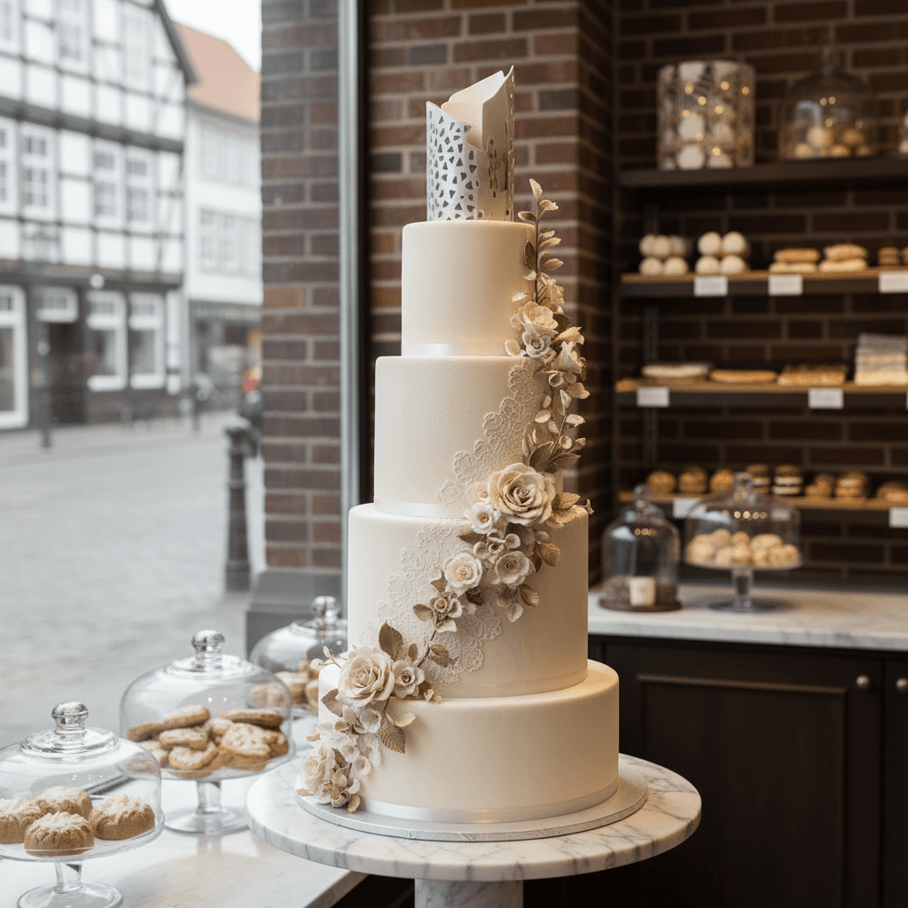 Wedding cake by Confiserie Niko
