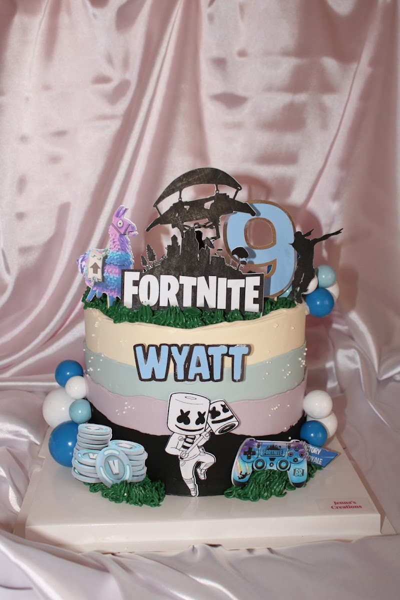 Wedding cake by Jenna's Creations