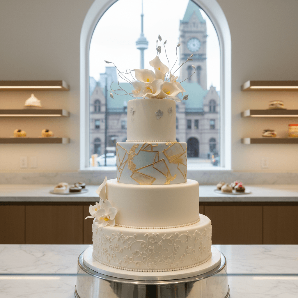 Wedding cake by Cafe Pastel