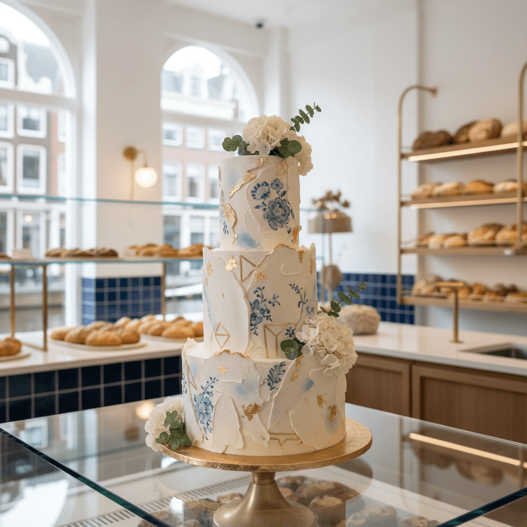 Wedding cake by Amsterdam Cupcake Company | Pre-order only (min. 1 day prior)