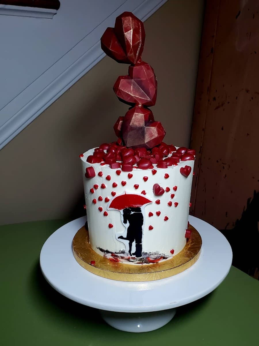 Wedding cake by Finishing Touches Bakery