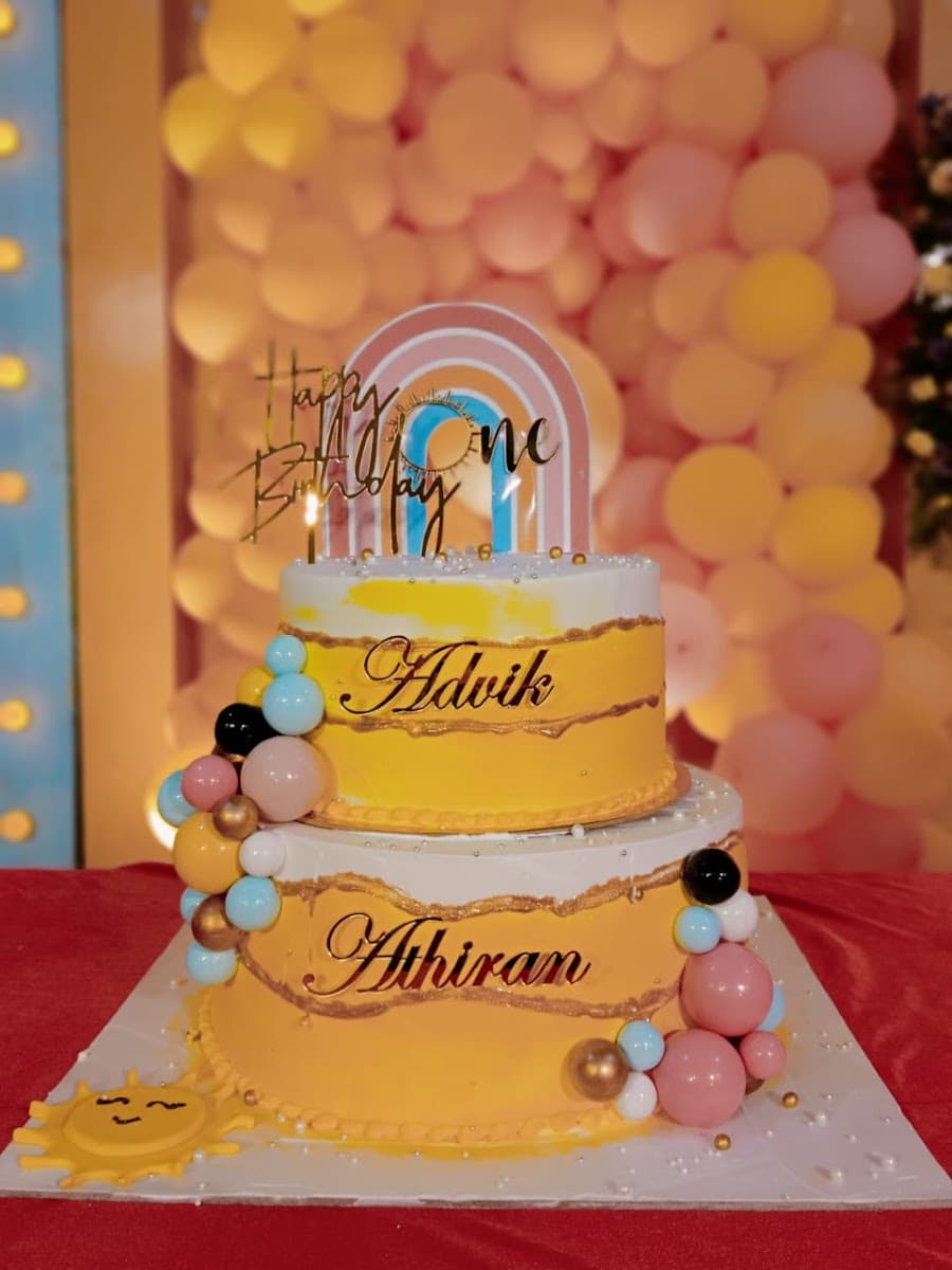 Wedding cake by First Birthday cake in chennai
