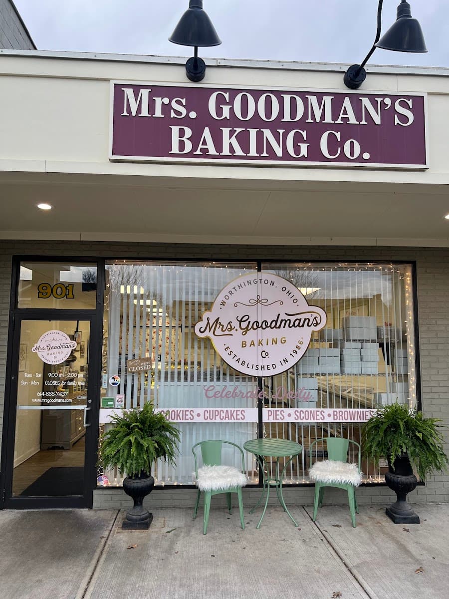 Wedding cake by Mrs. Goodman's Baking Co.