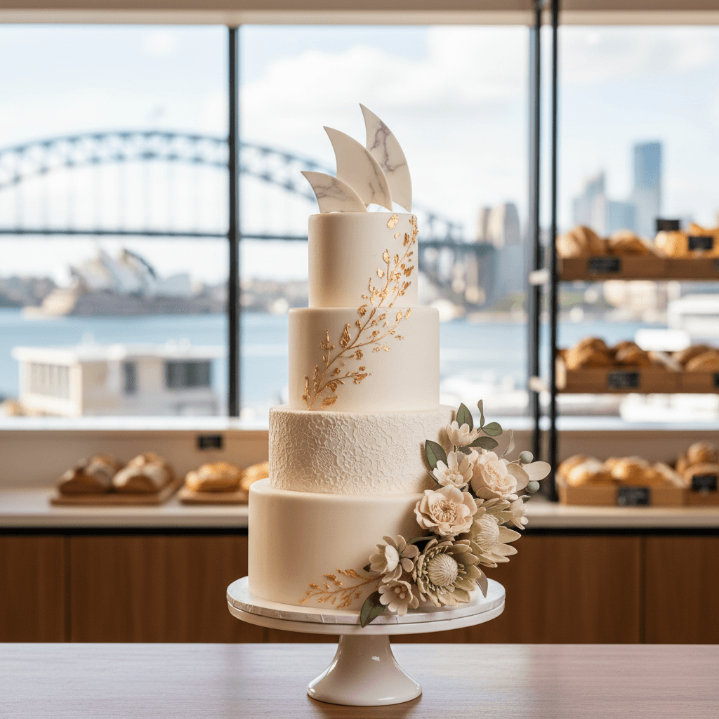 Wedding cake by Stacy Brewer Cakes