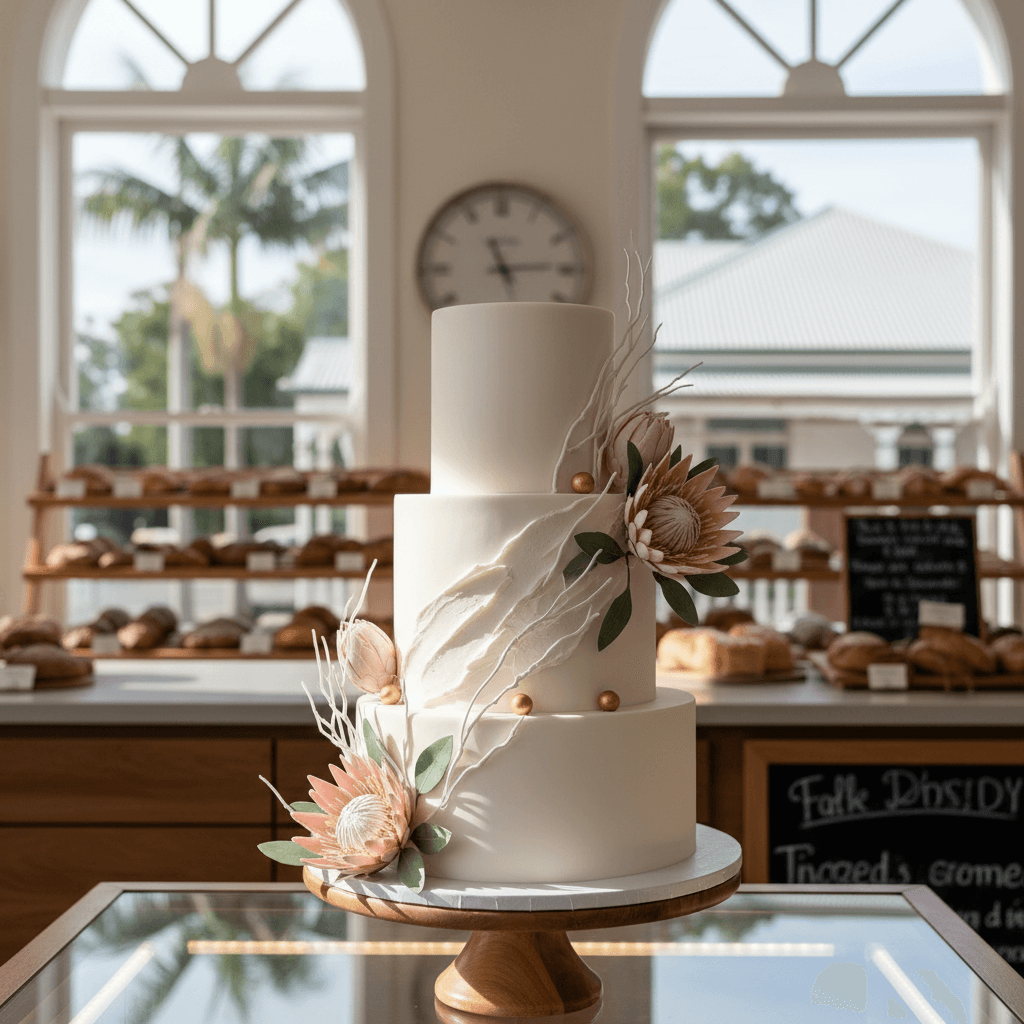 Wedding cake by Simply Cupcakes