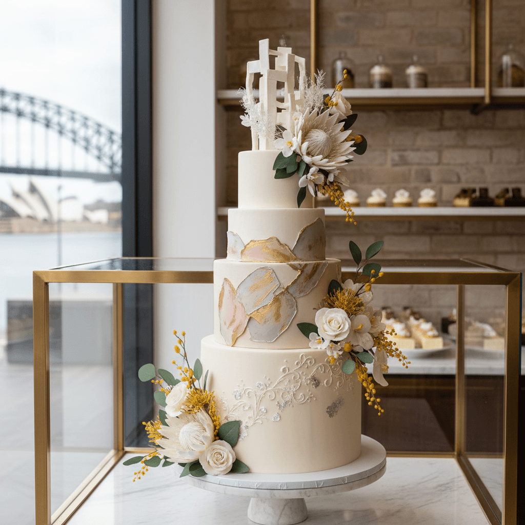 Wedding cake by Emma Townsend Cakes