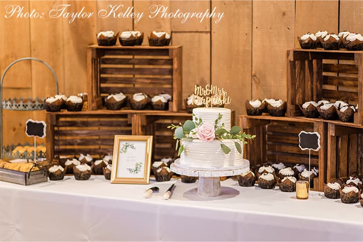 Wedding cake by Sweet Perfections Bake Shoppe
