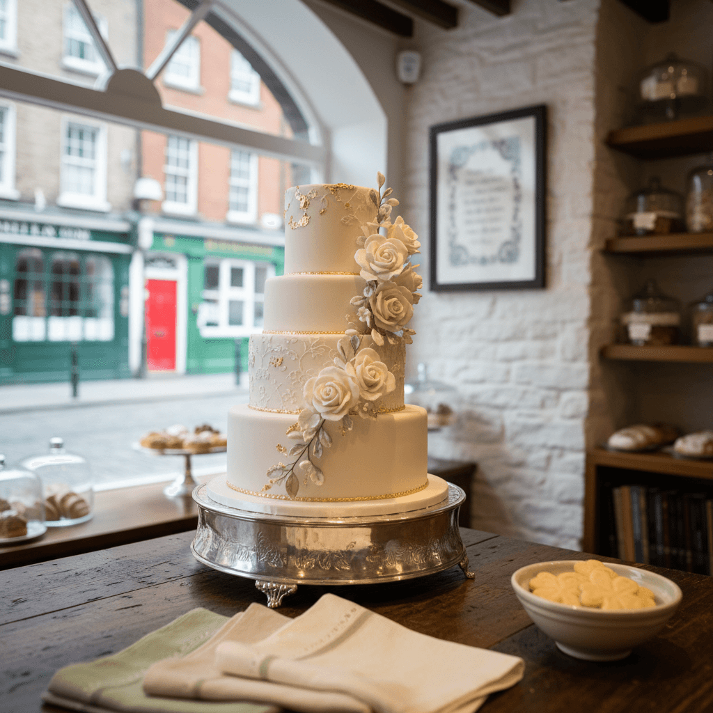 Wedding cake by Caroline Goulding Wedding Cake Design