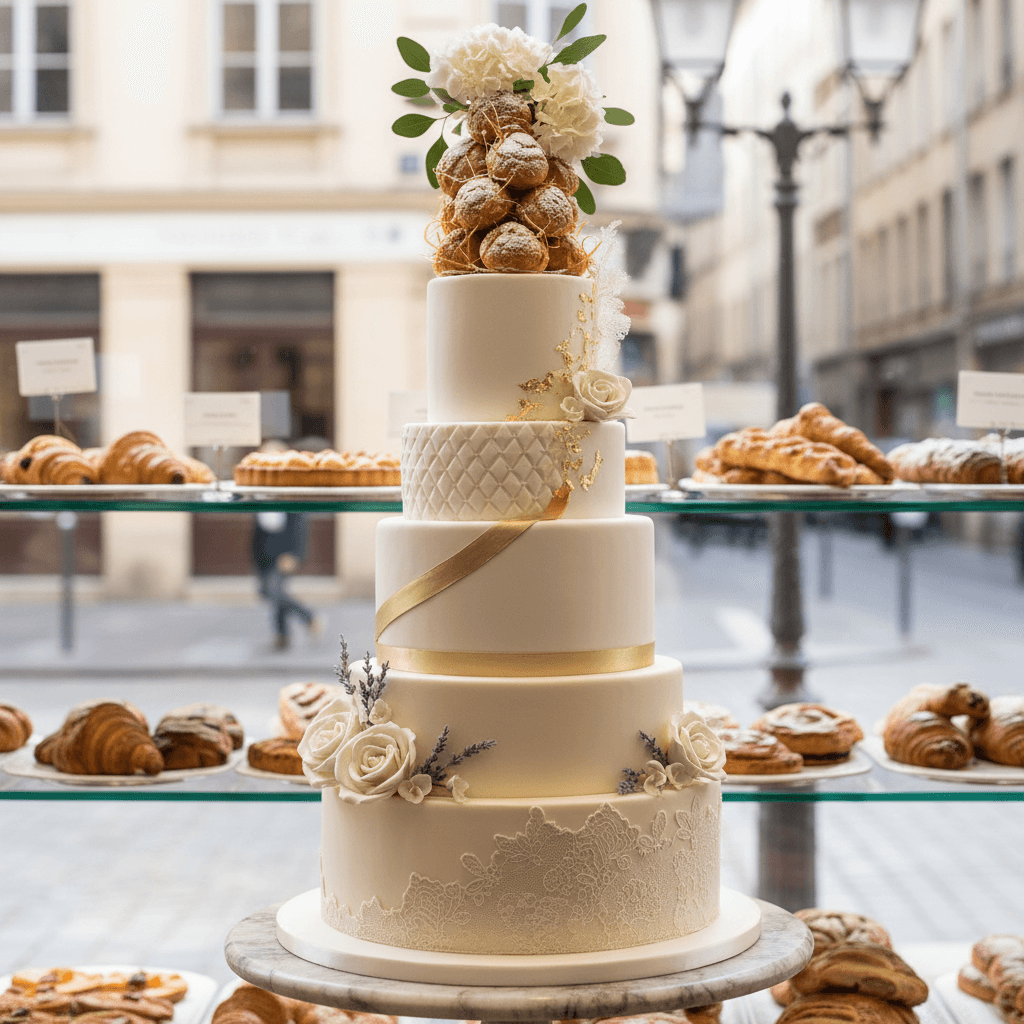 Wedding cake by Lilie Cakes