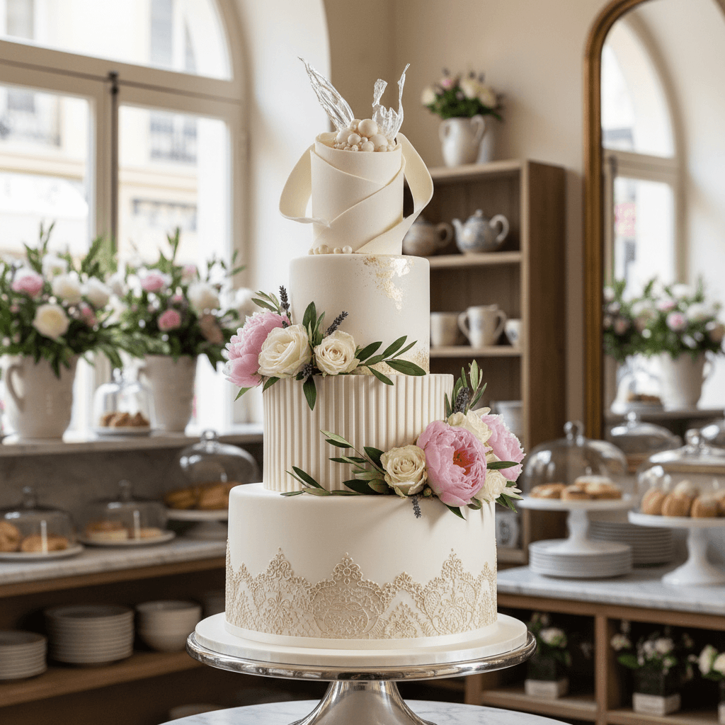 Wedding cake by Heaven Cake Émilie