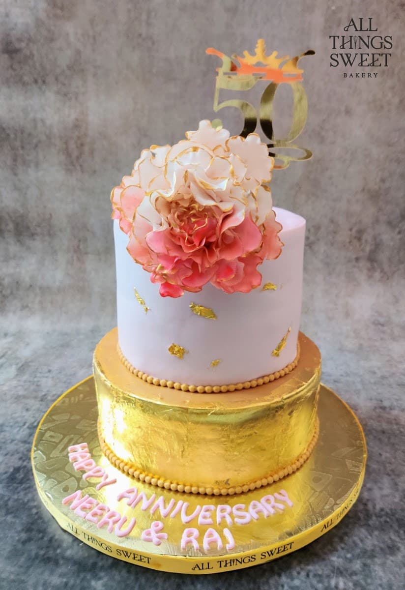 Wedding cake by All Things Sweet Bakery - Custom Designer Cakes|Best Bakery in Vasant Kunj|Designer Cakes near me|Custom Cakes in Vasant Kunj