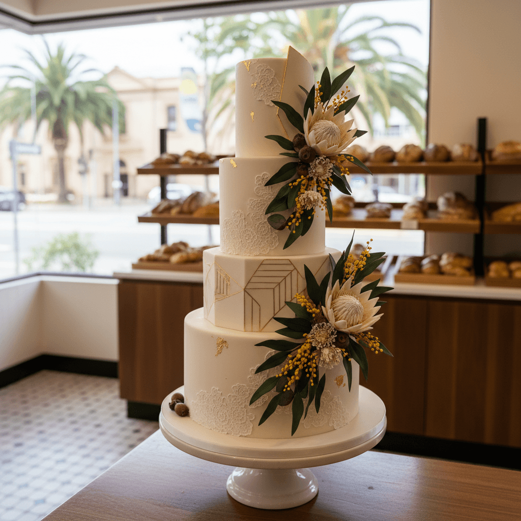Wedding cake by Sugar Rush Bakery