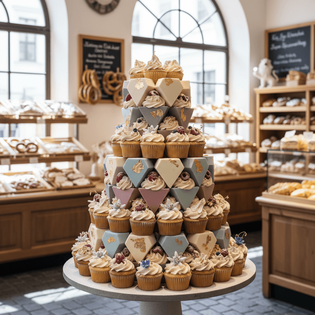 Wedding cake by Café & Konditorei Wir Machen Cupcakes