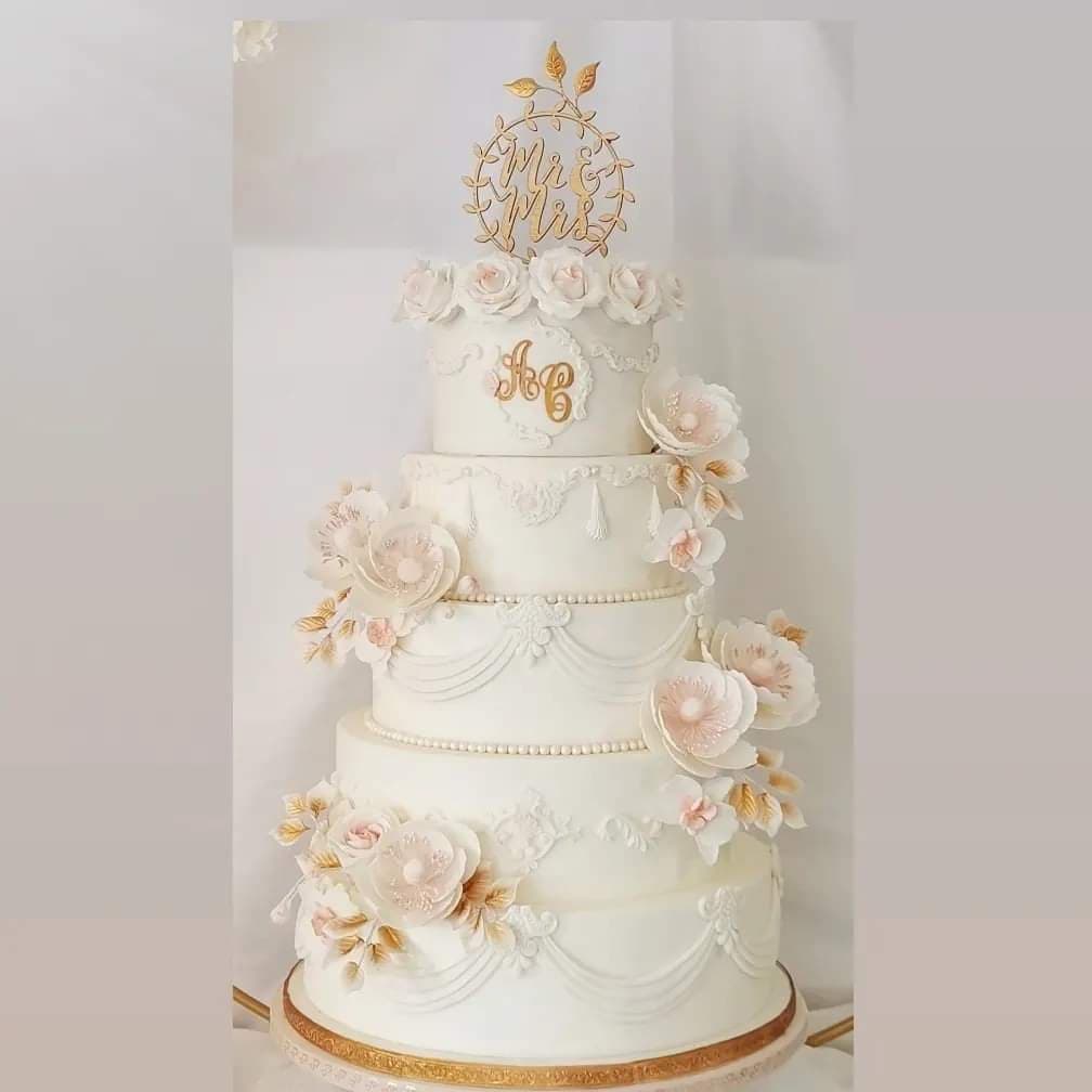 Wedding cake by Flo Cœur Délice