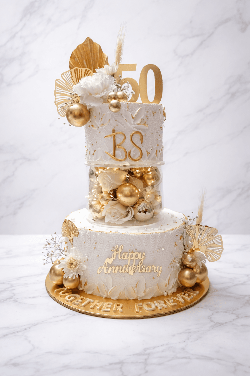 Wedding cake by Mom's cake
