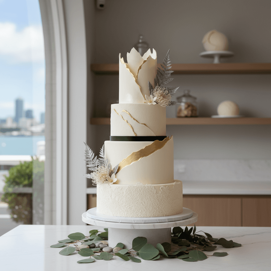 Wedding cake by SUCRÉ by SkyCity