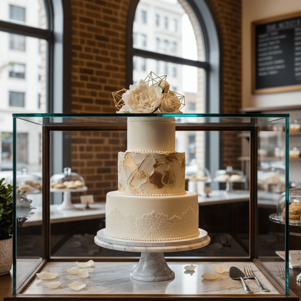 Wedding cake by Kristoffer's Cakes
