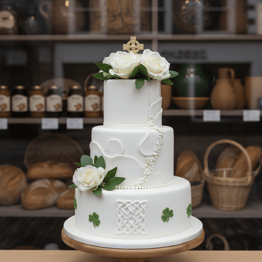 Wedding cake by O'Connors Bakery