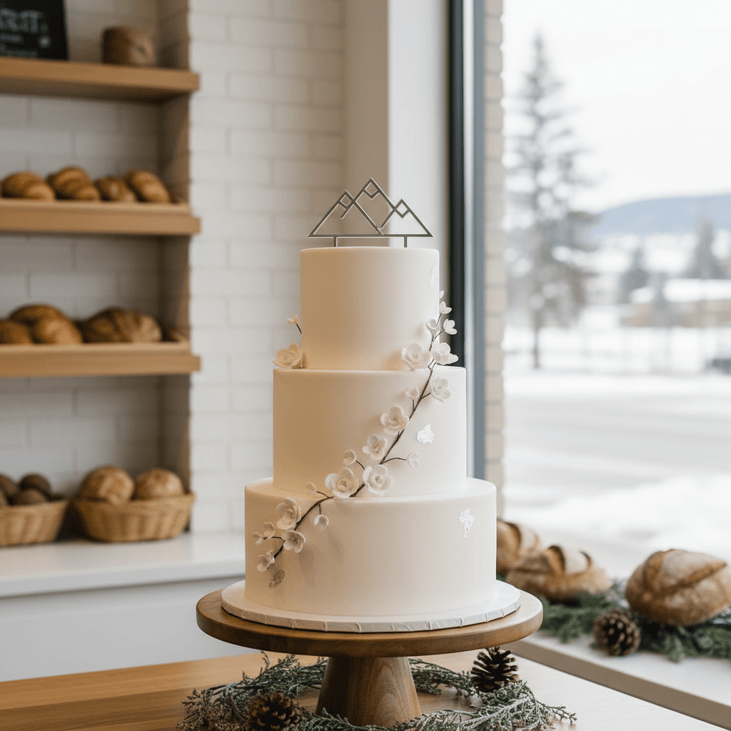 Wedding cake by SWIRL Custom Cakes & Desserts
