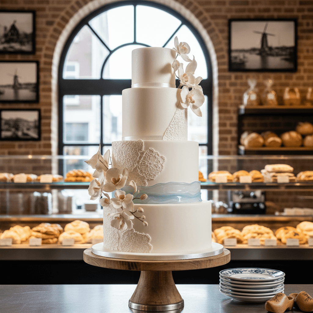 Wedding cake by Patisserie Sweet and Spice