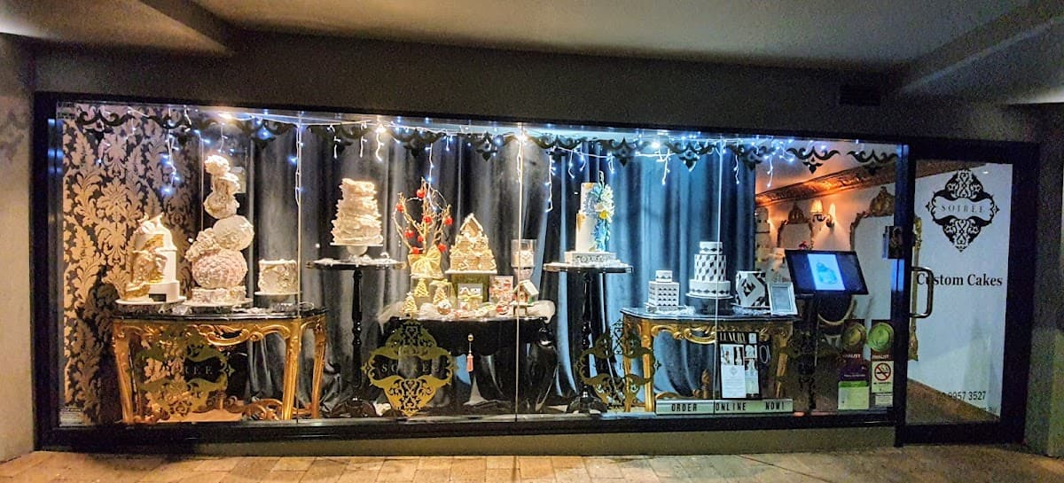 Wedding cake by Soirée Cakes