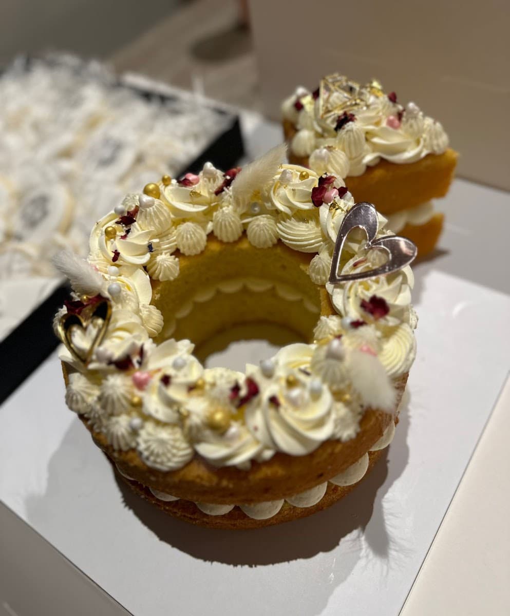 Wedding cake by Two Bears Bakery