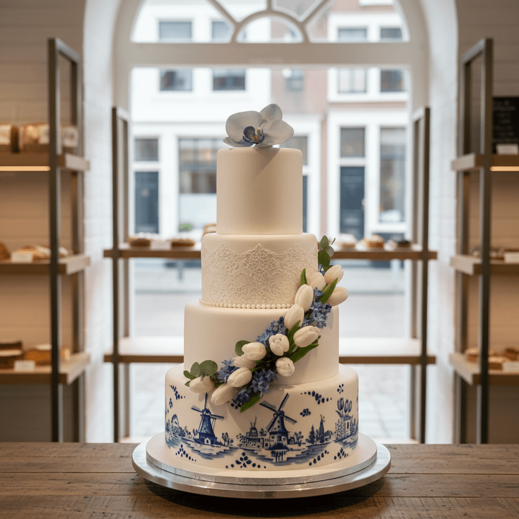 Wedding cake by 't Bakkertje