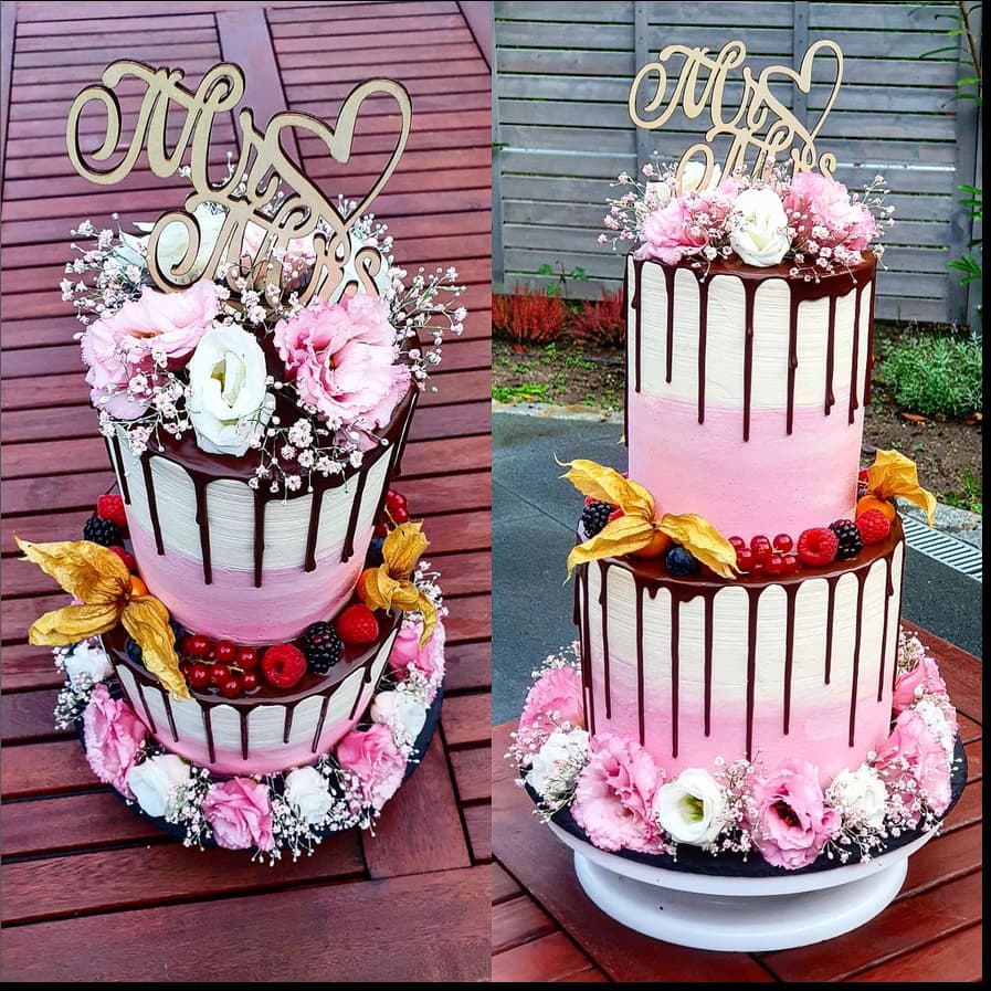 Wedding cake by Zarah-Lina Cakes