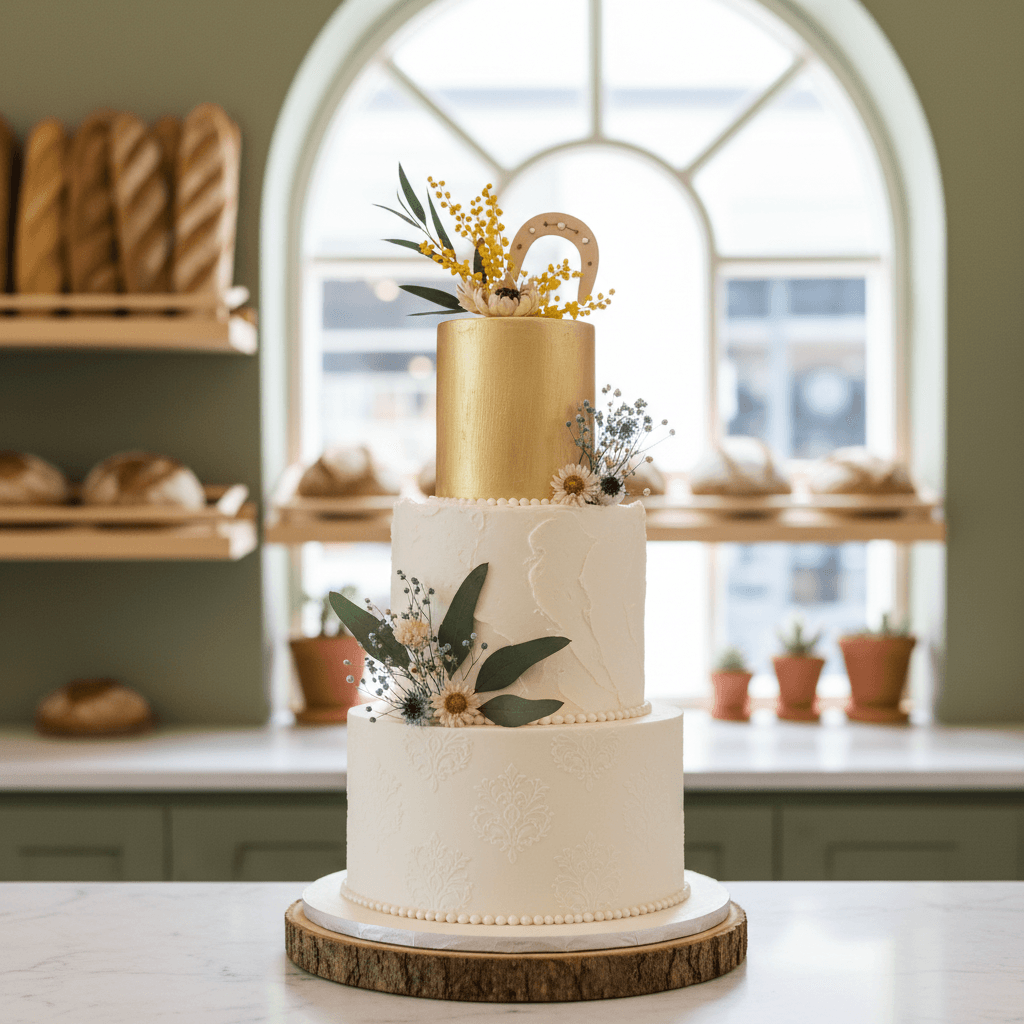 Wedding cake by Tanya's Cakes