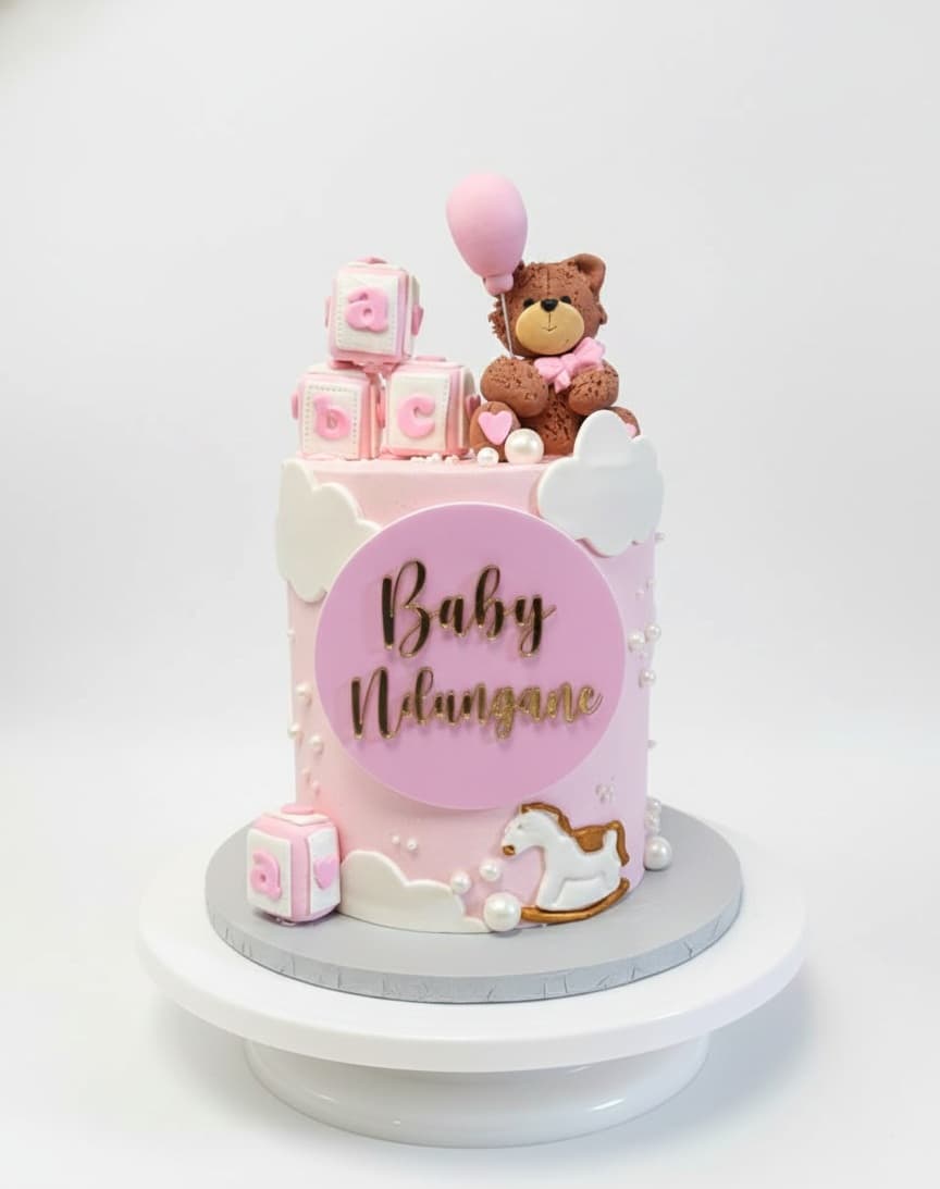 Wedding cake by Frosting Bakery in Johannesburg, ZA