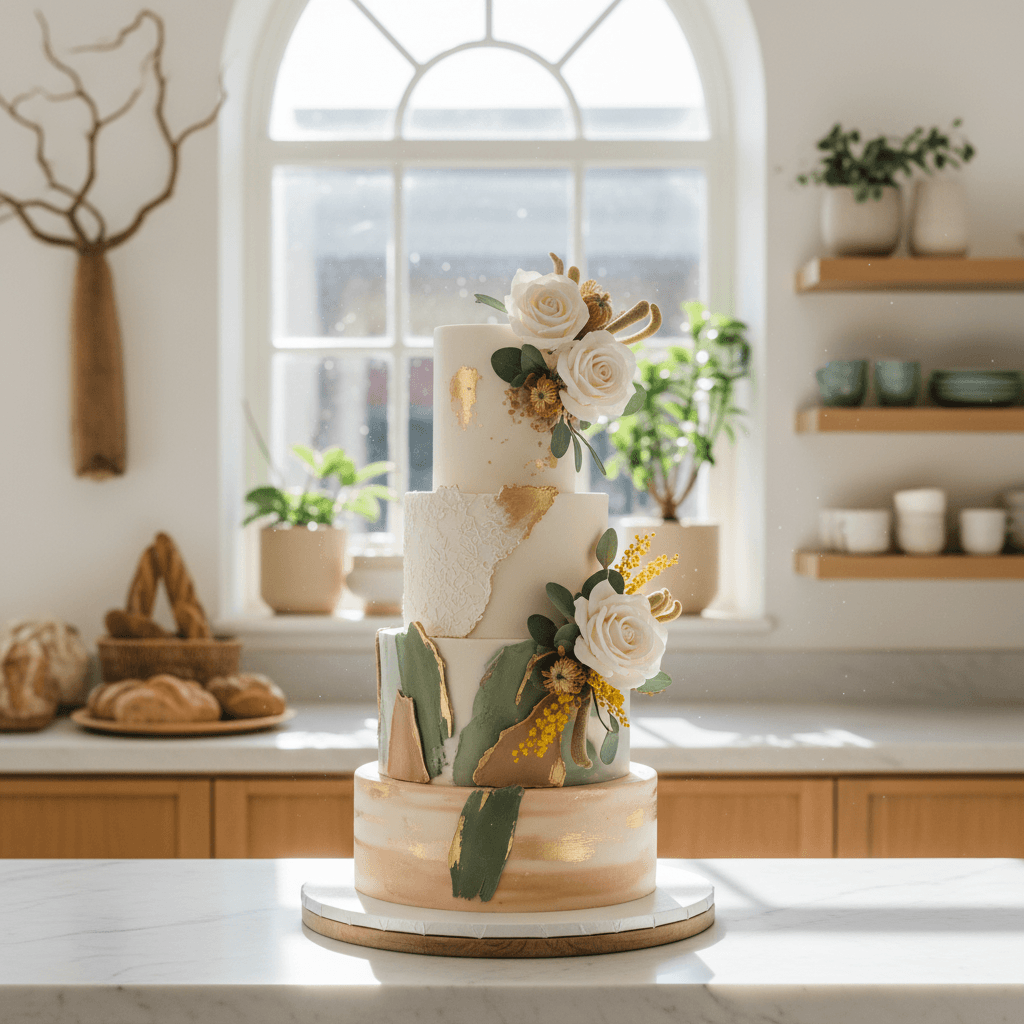 Wedding cake by Teeter Bakery
