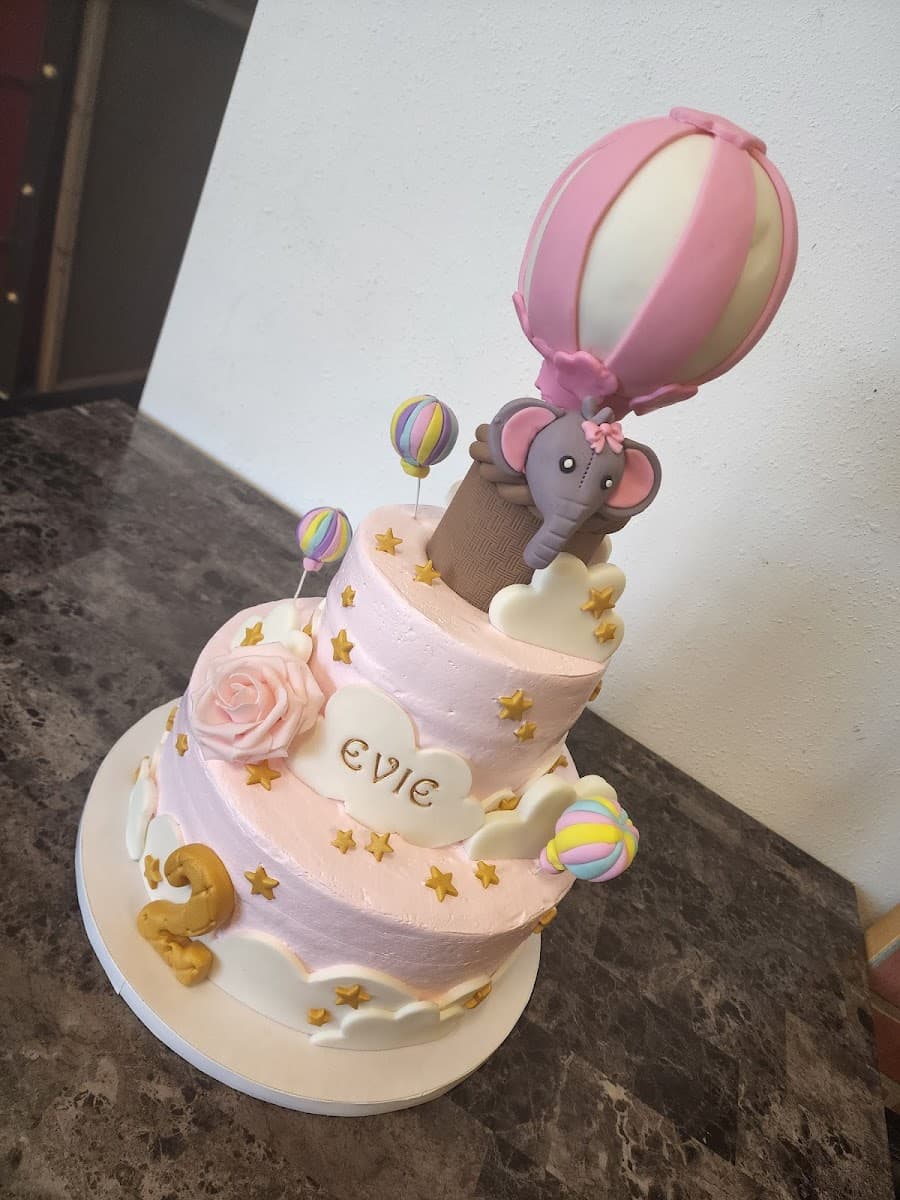 Wedding cake by Cains Creative Cakes