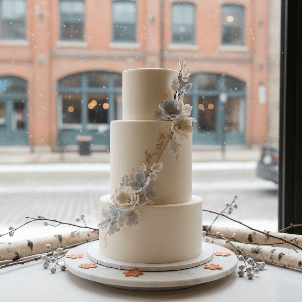 Wedding cake by KayzPopz Boutique Bakery - By Appointments Only!