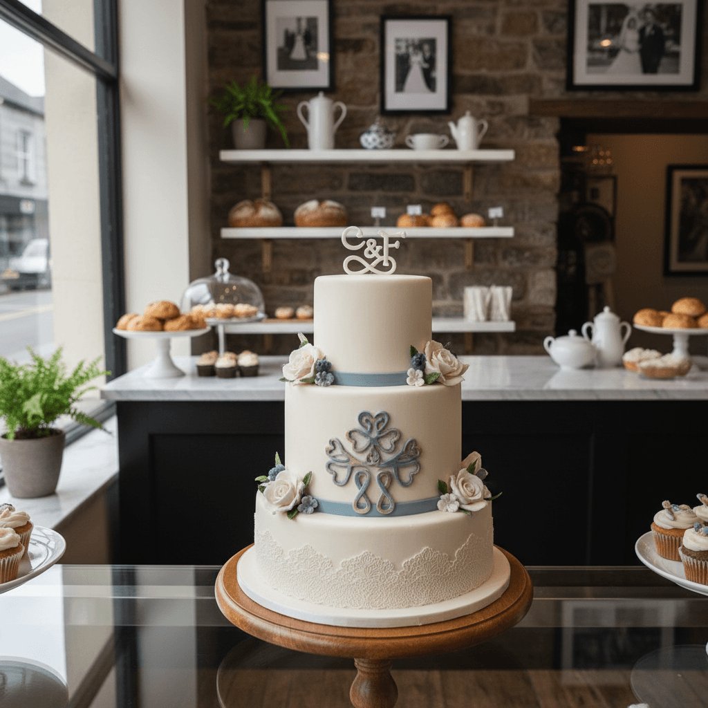 Wedding cake by Decorate your own
