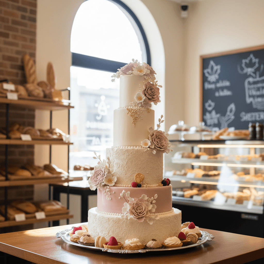 Wedding cake by Pâtisserie T.M.