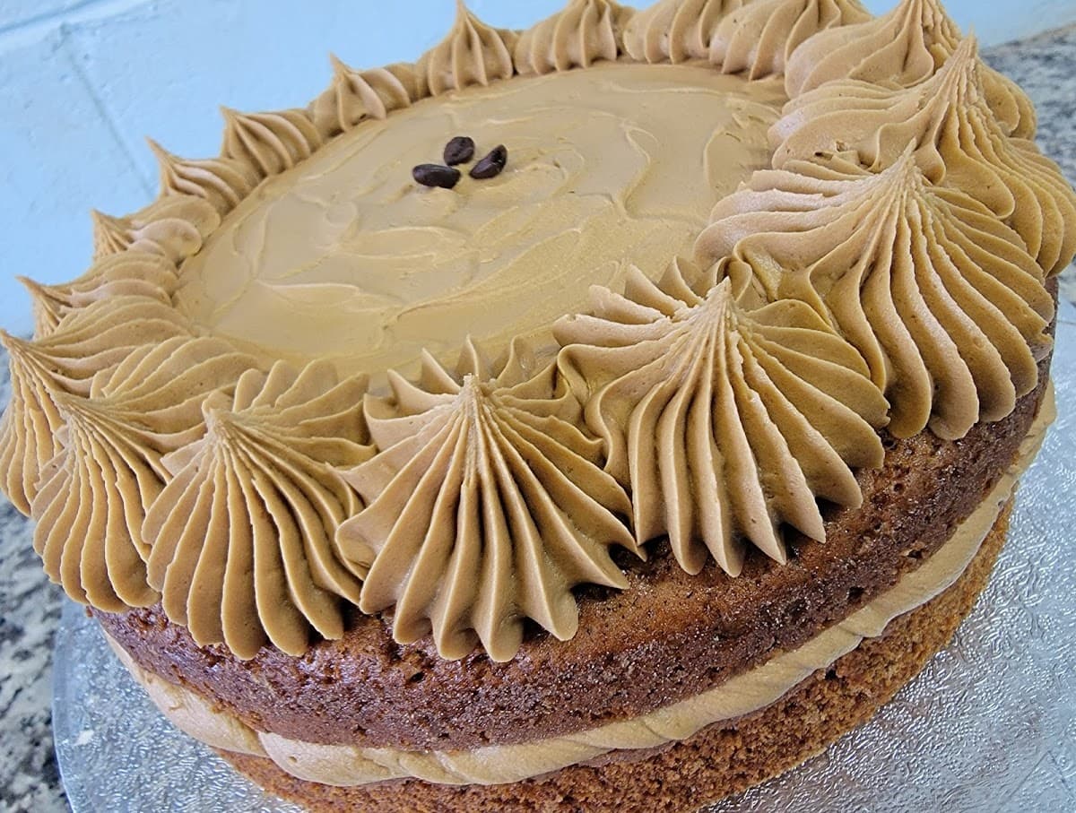 Wedding cake by The Black Cat Cakery