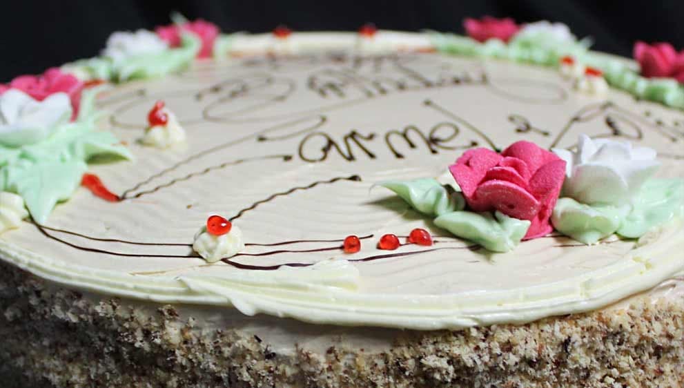 Wedding cake by Corica Pastries in Perth, WA