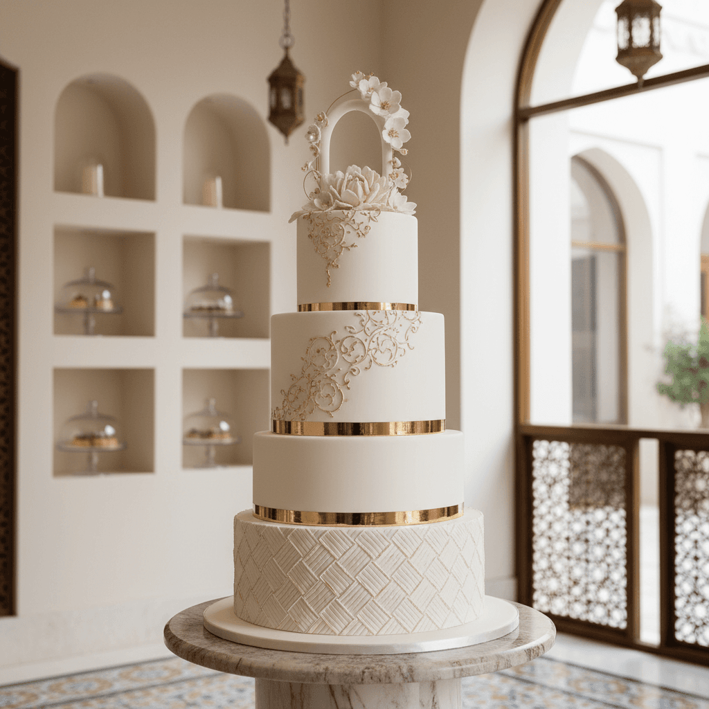 Wedding cake by Jays — Abu Dhabi