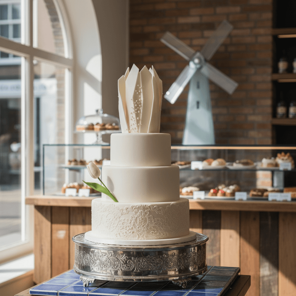 Wedding cake by Cake du Fortin
