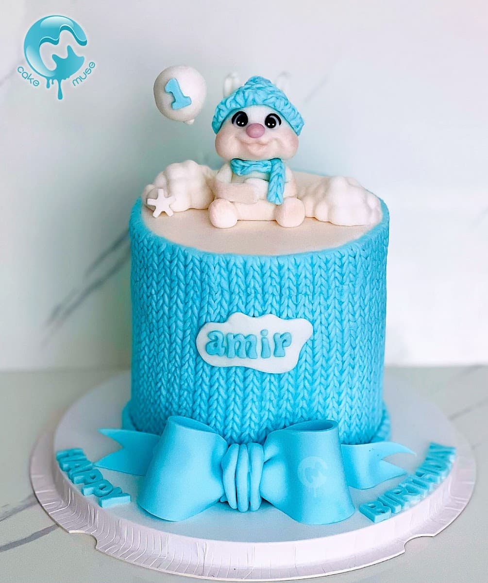 Wedding cake by Cake Muse Bakery - Custom Birthday Cakes | Cup cakes | Cookies & Fudgy Brownies