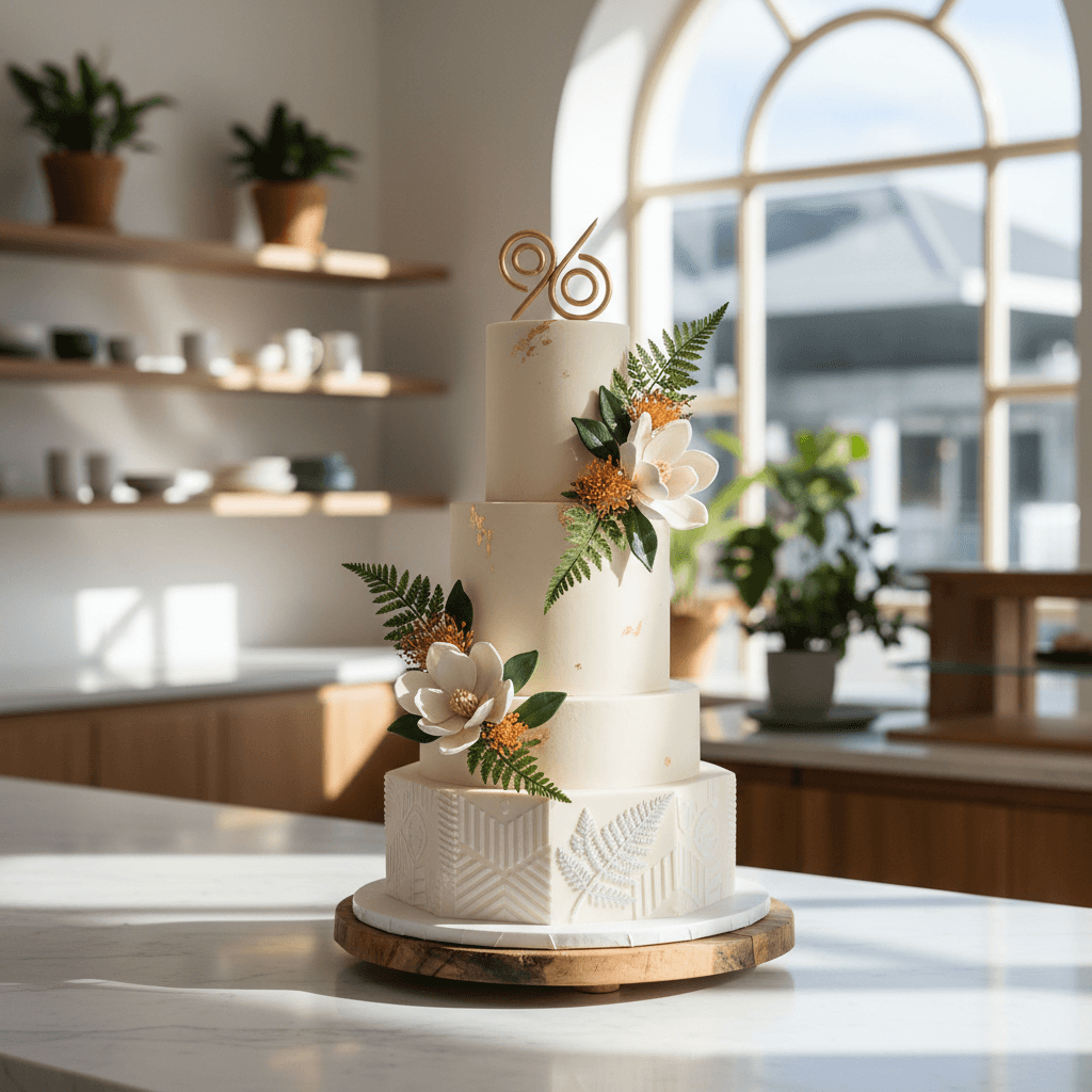 Wedding cake by Sweet and Me