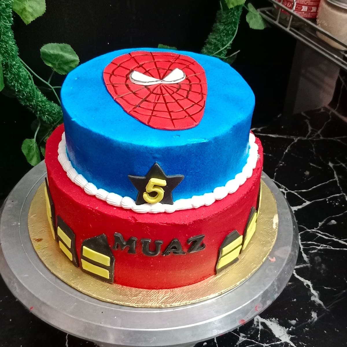 Wedding cake by Bake your order cake and donuts shop