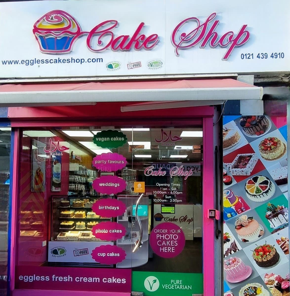 Wedding cake by Cake Shop Aston