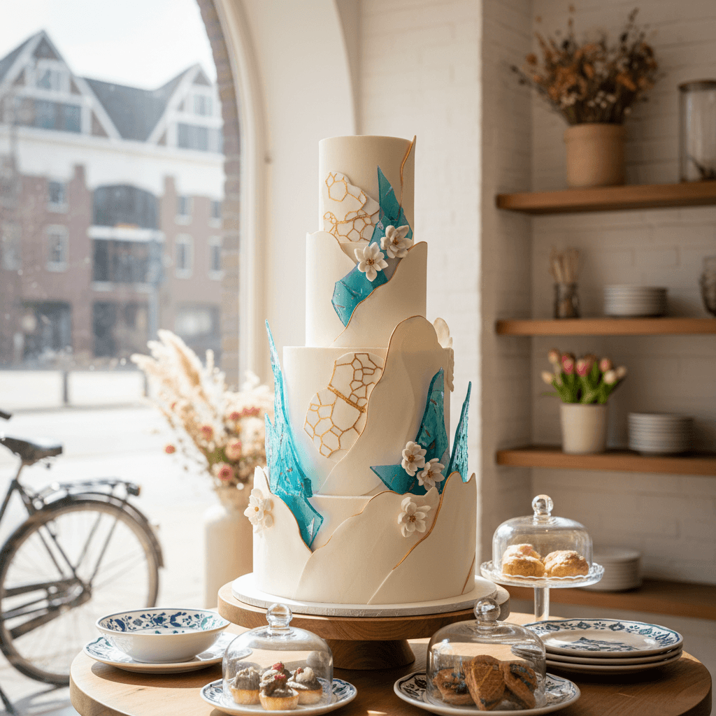 Wedding cake by Dunya's Taartenatelier