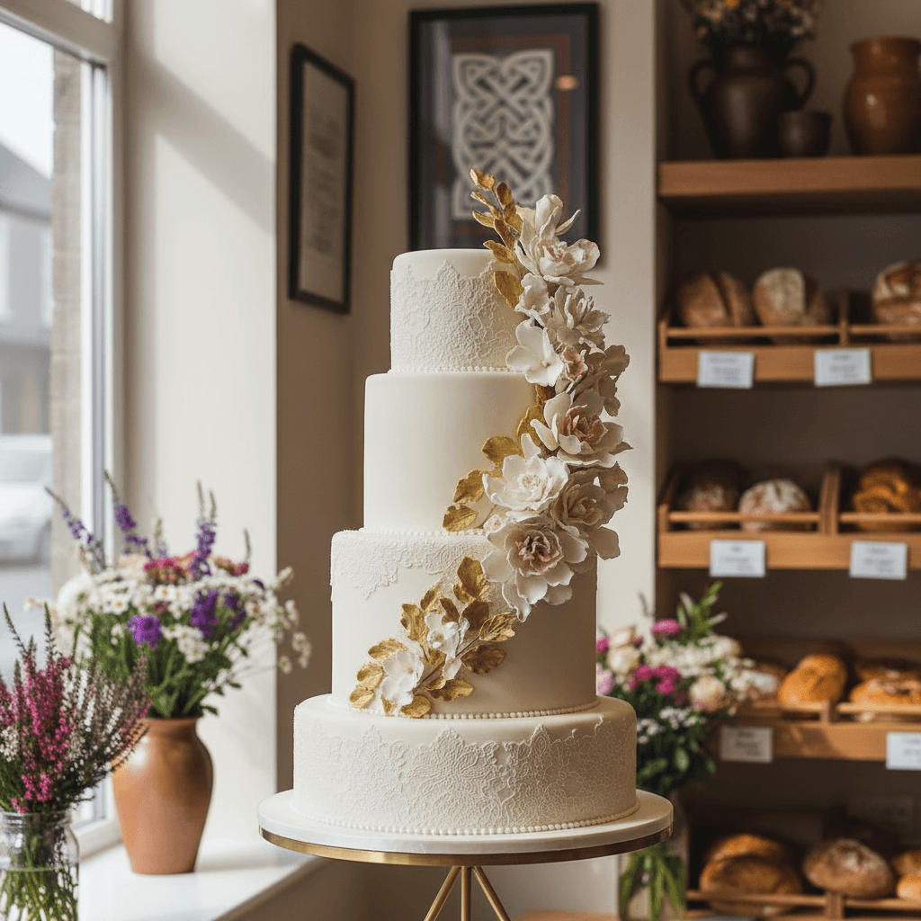 Wedding cake by Elite Cakes Boutique