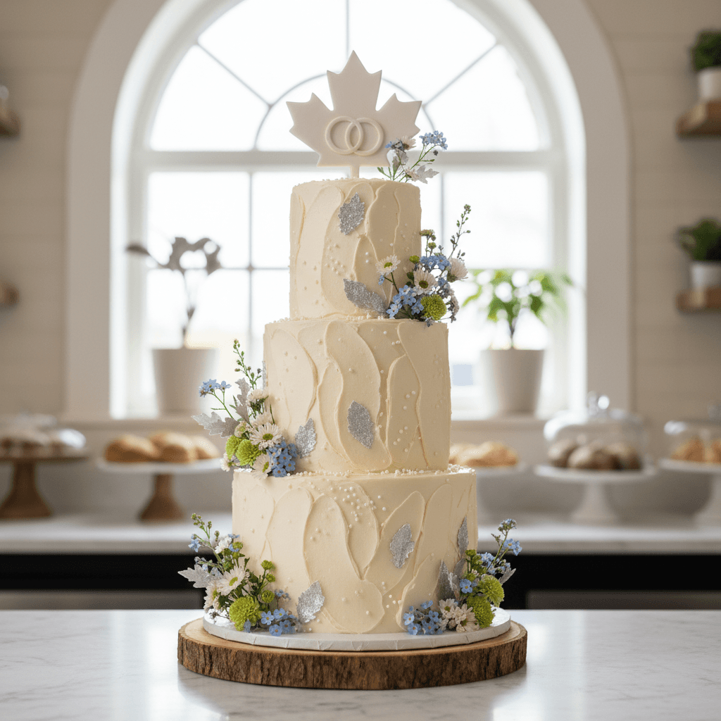 Wedding cake by Delightful Tastes Cakes 100% Nut Free Bakery