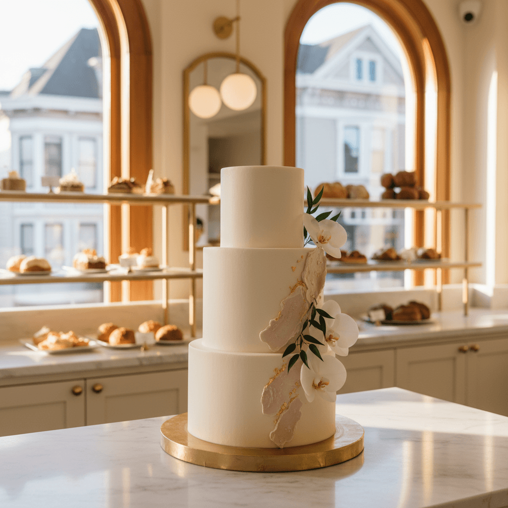 Wedding cake by Little Bee Baking