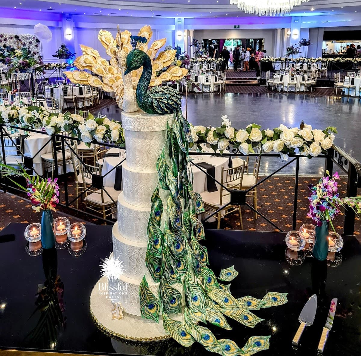 Wedding cake by Blissful Inspirations Cakes