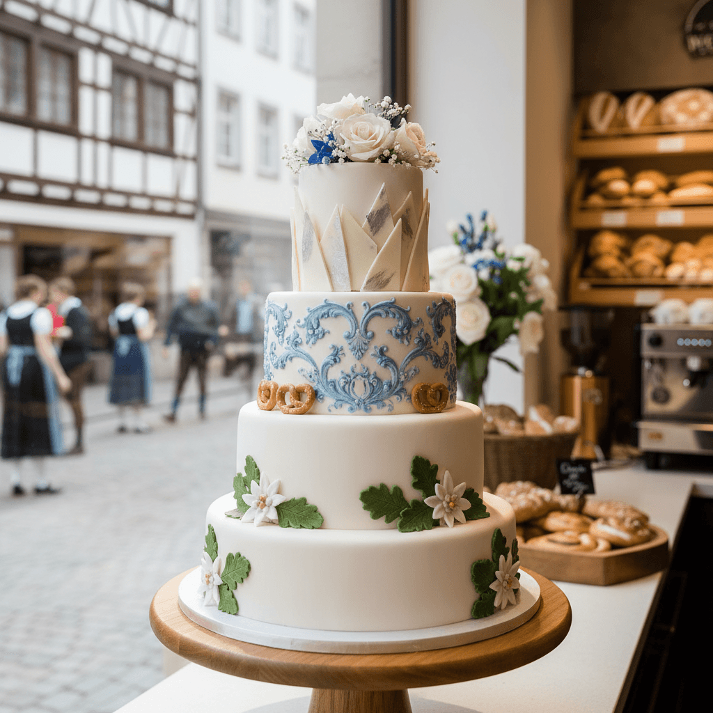 Wedding cake by Konditorei Detterbeck